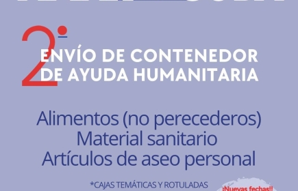 Colaboración con este proyecto de ayuda humanitaria urgente a Cuba